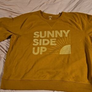 Sonoma Mustard Crewneck Sweater